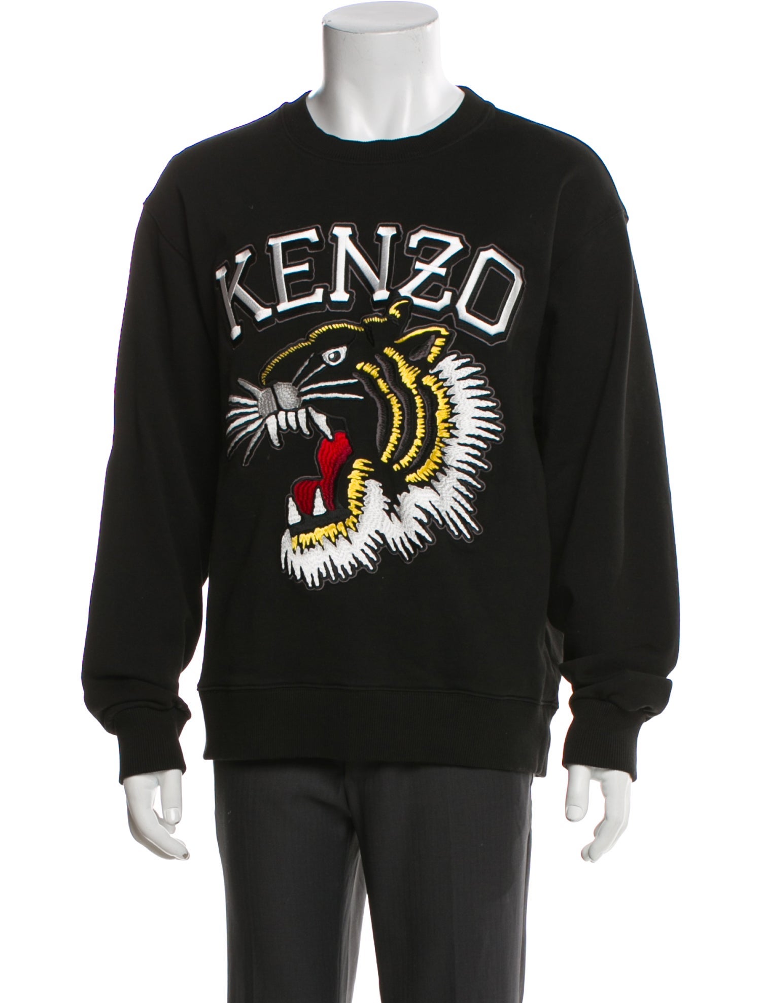 Kenzo Graphic Print Crew Neck Sweatshirt