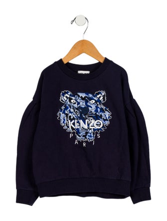 Kenzo Boys' Graphic Logo Print SweatShirt
