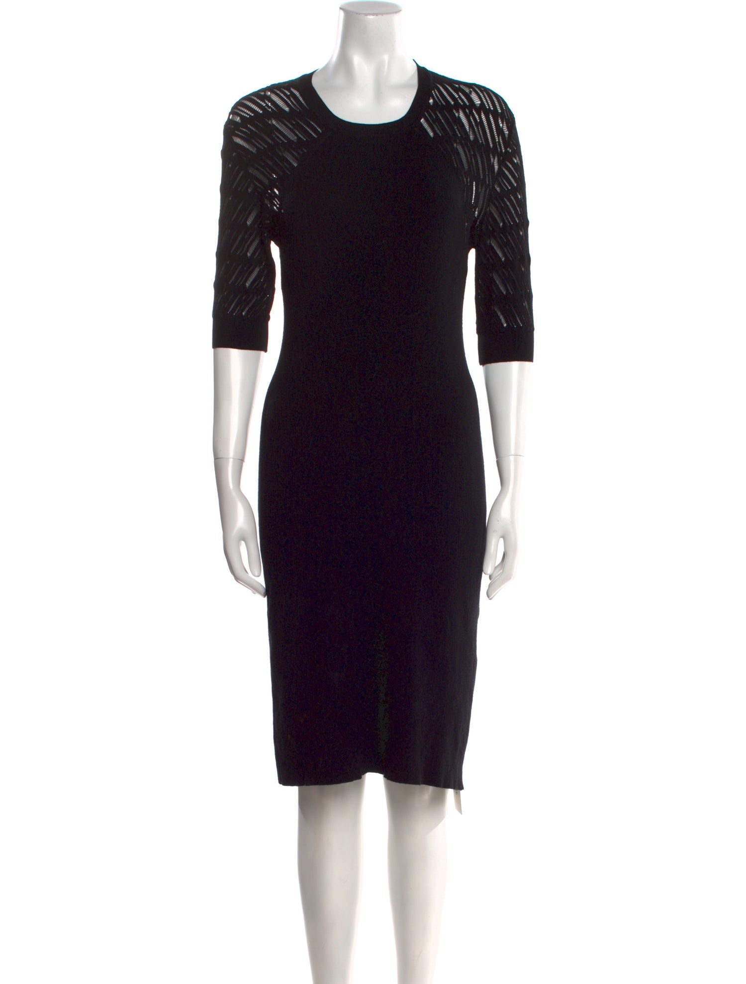 Kenzo Scoop Neck Knee-Length Dress