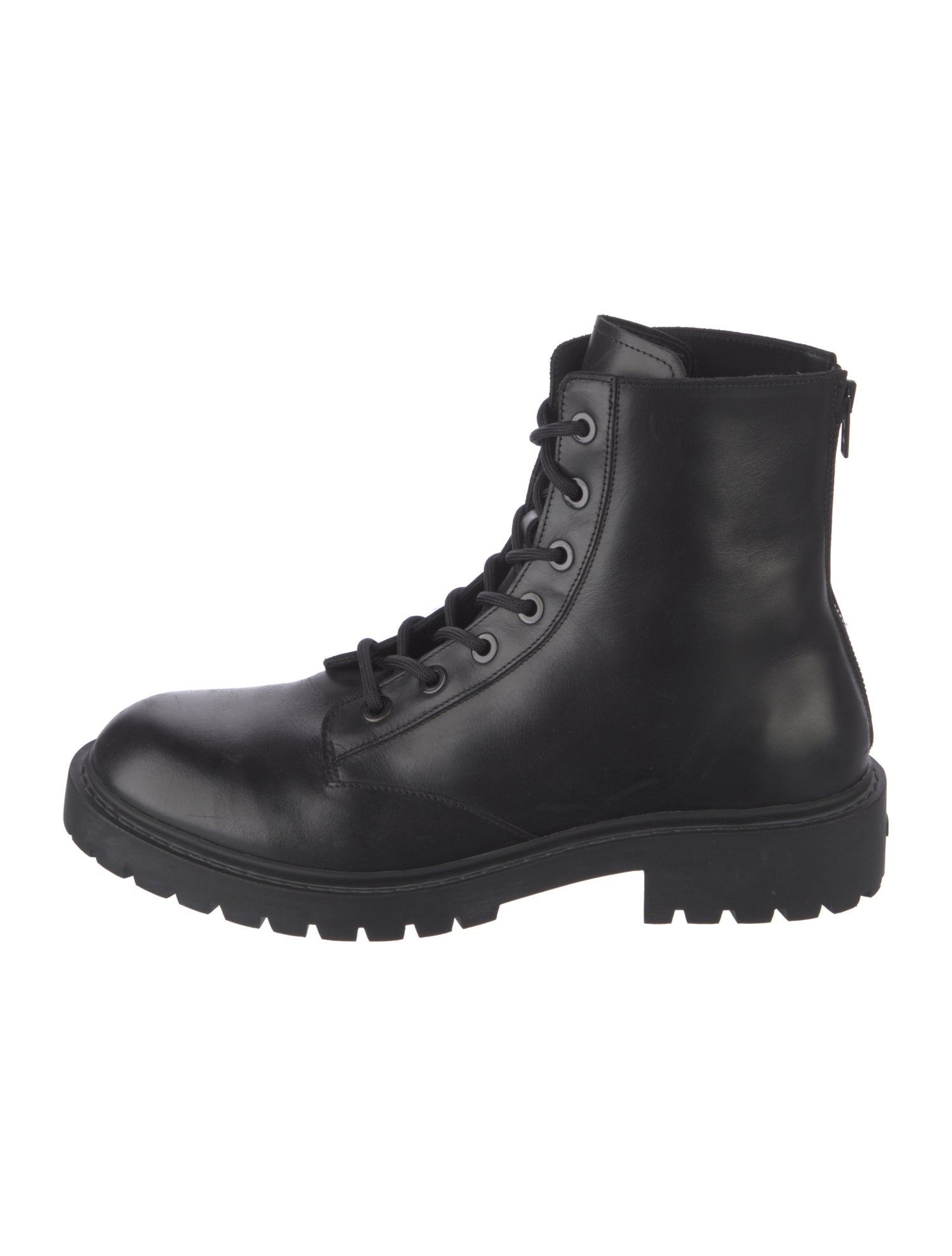 Kenzo Leather Combat Boots