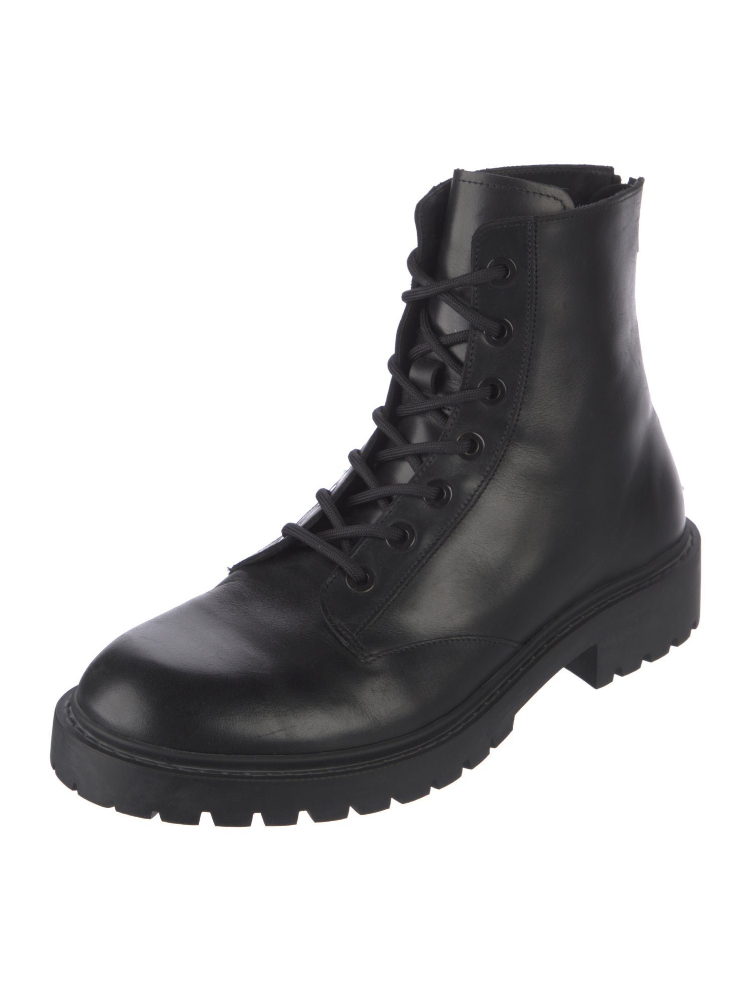 Kenzo Leather Combat Boots