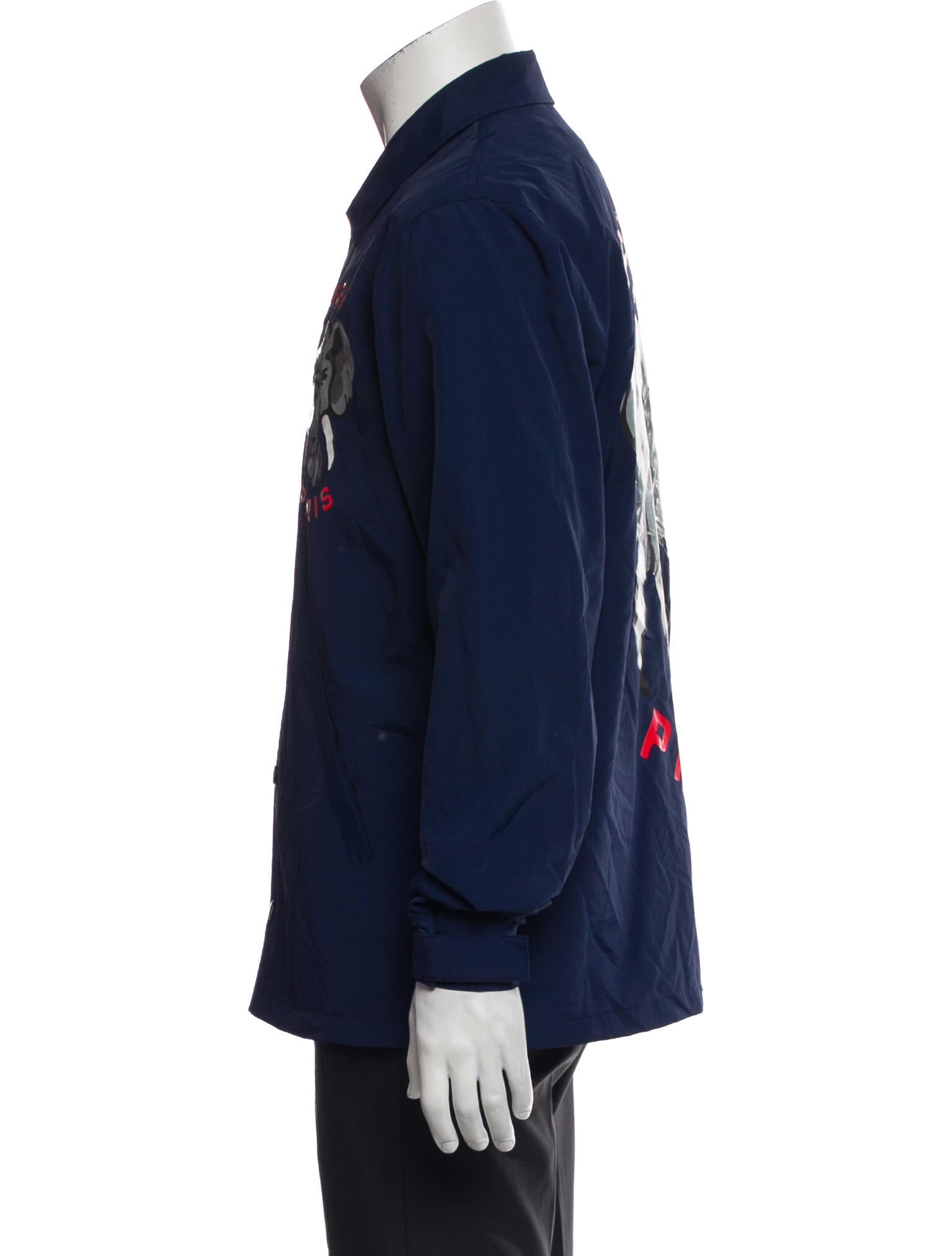 Kenzo Graphic Print Overcoat