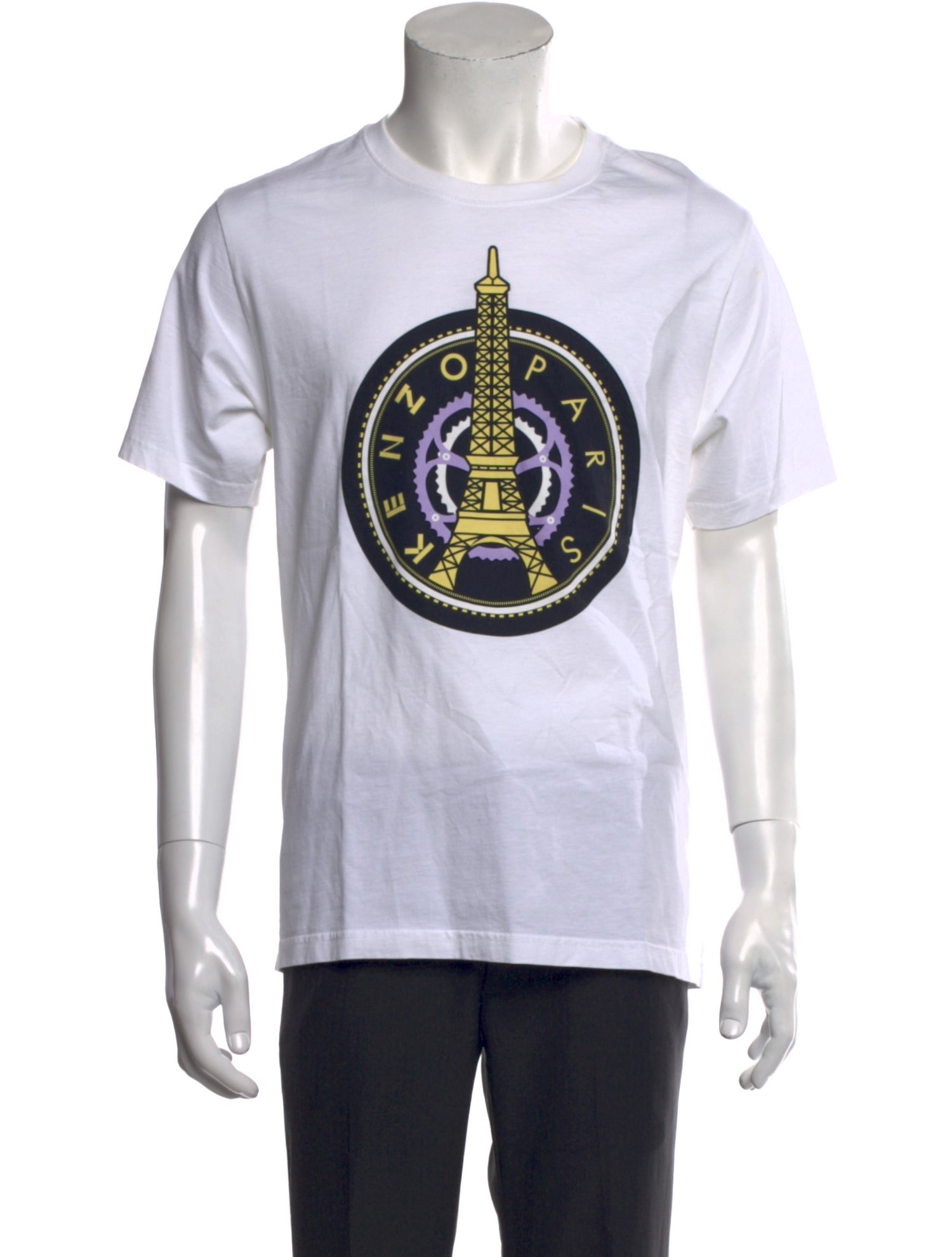 Kenzo Graphic Print Crew Neck T-Shirt