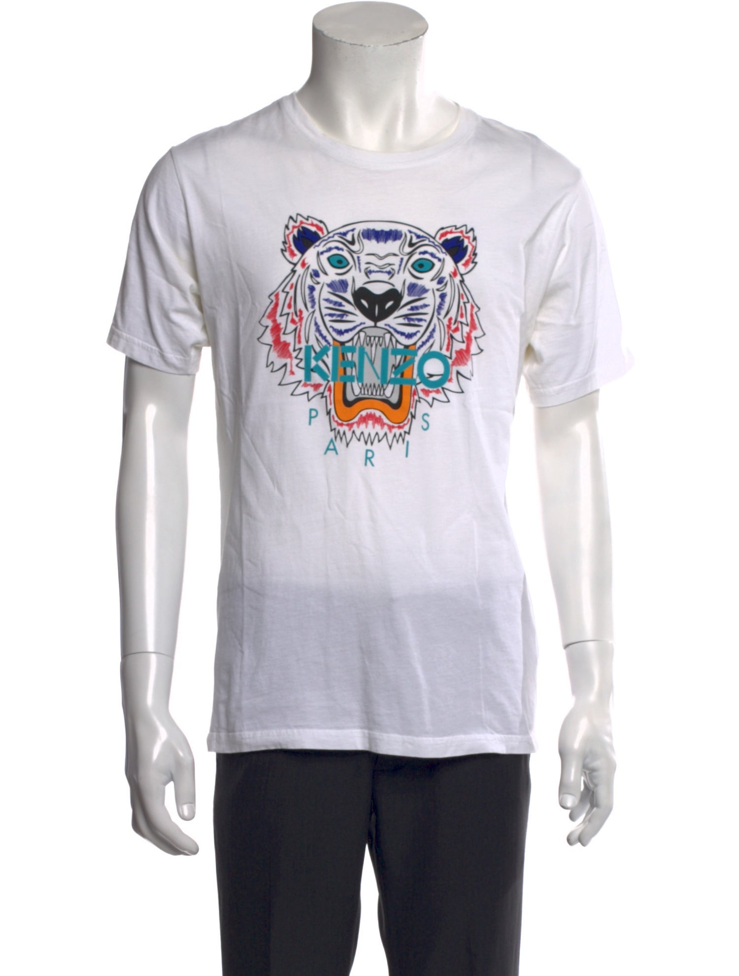 Kenzo Graphic Print Crew Neck T-Shirt
