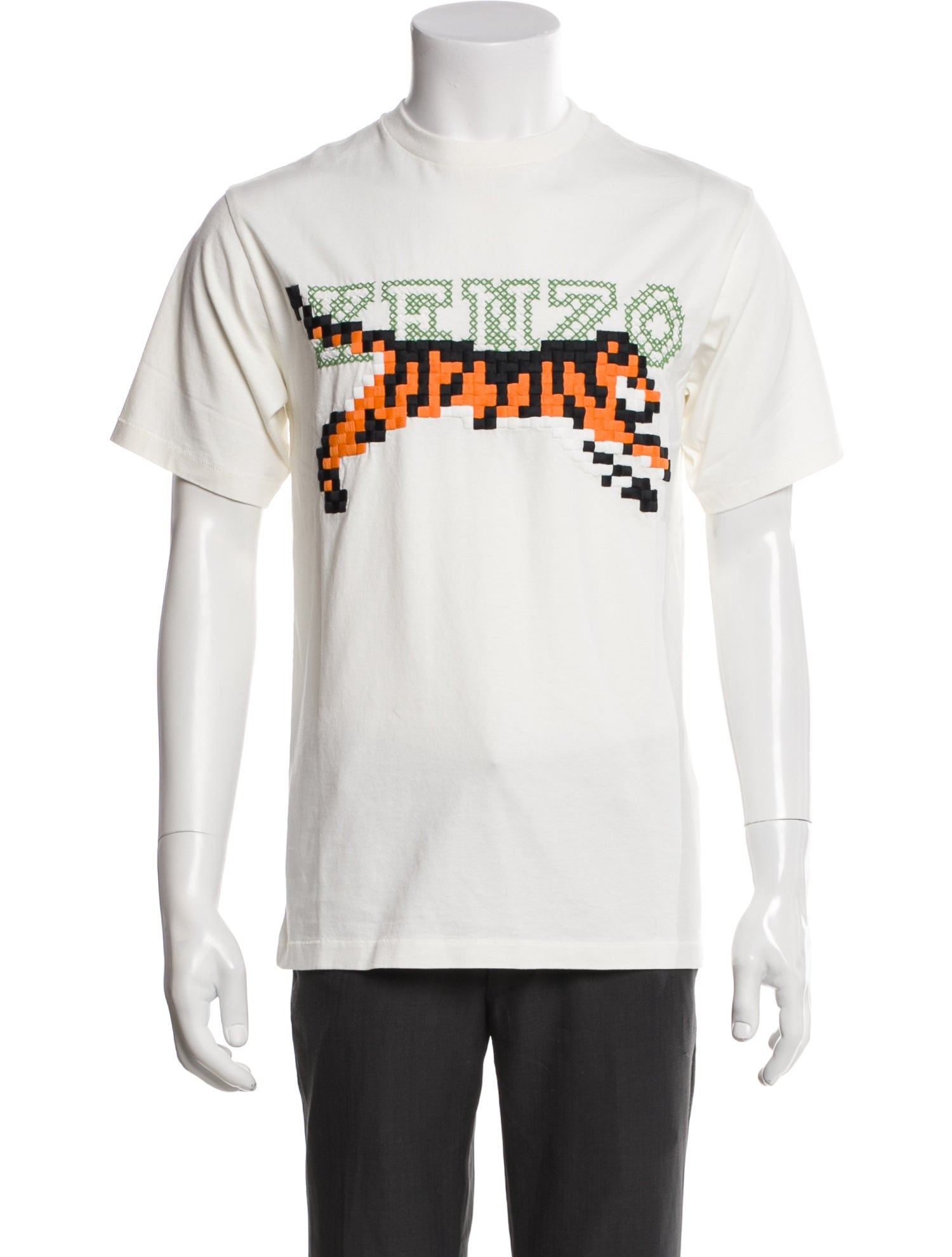 Kenzo Graphic Print Crew Neck T-Shirt w/ Tags