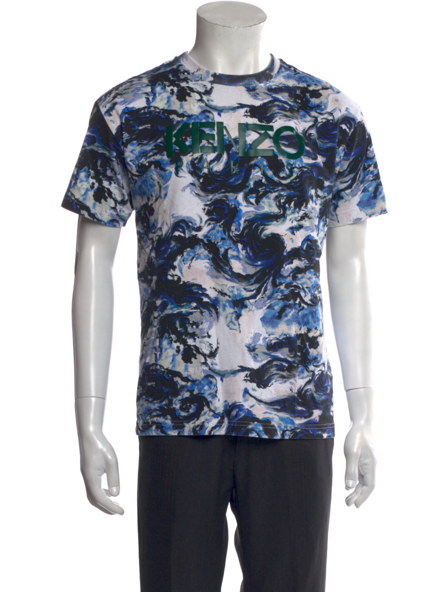 Kenzo Printed Crew Neck T-Shirt