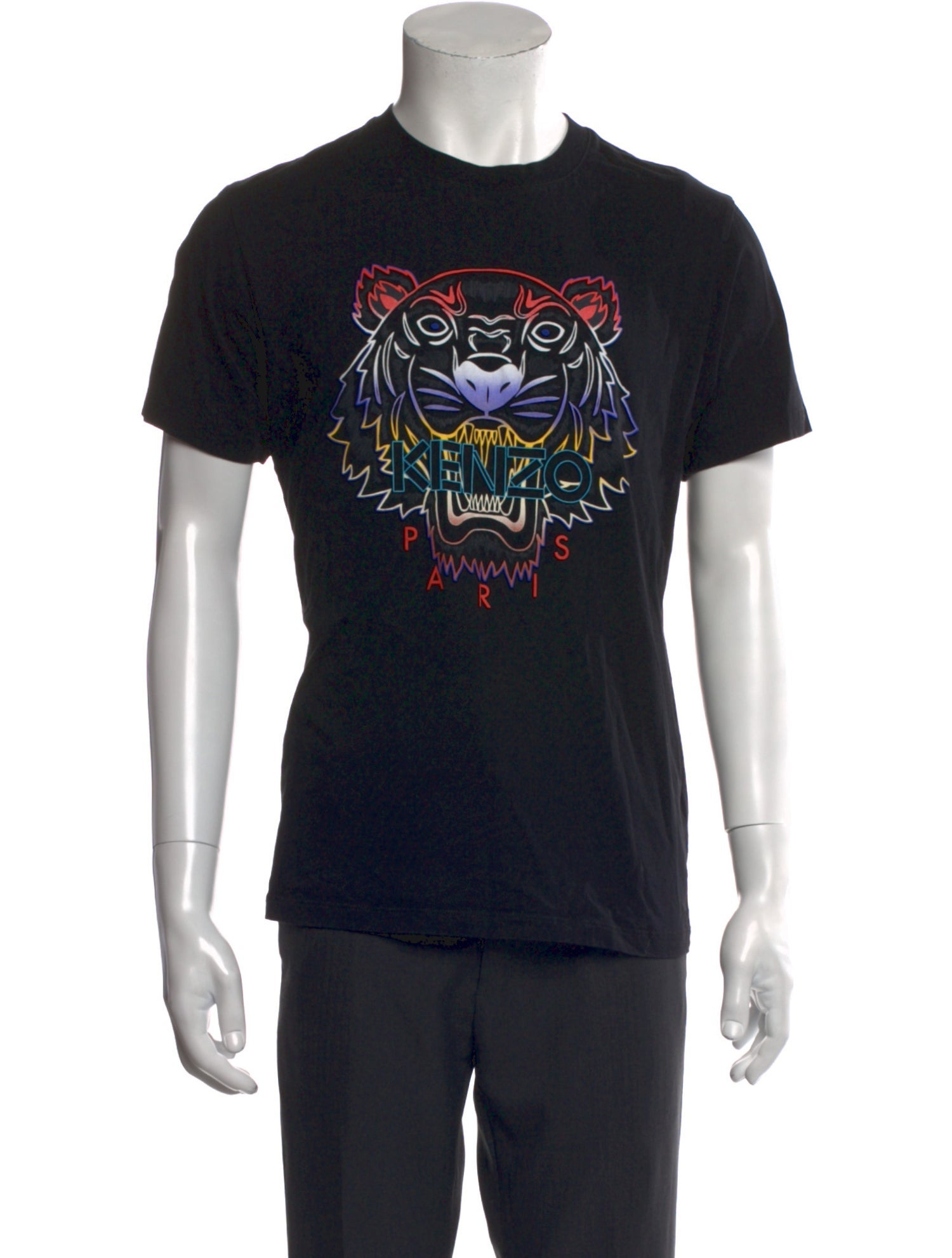 Kenzo Graphic Print Crew Neck T-Shirt