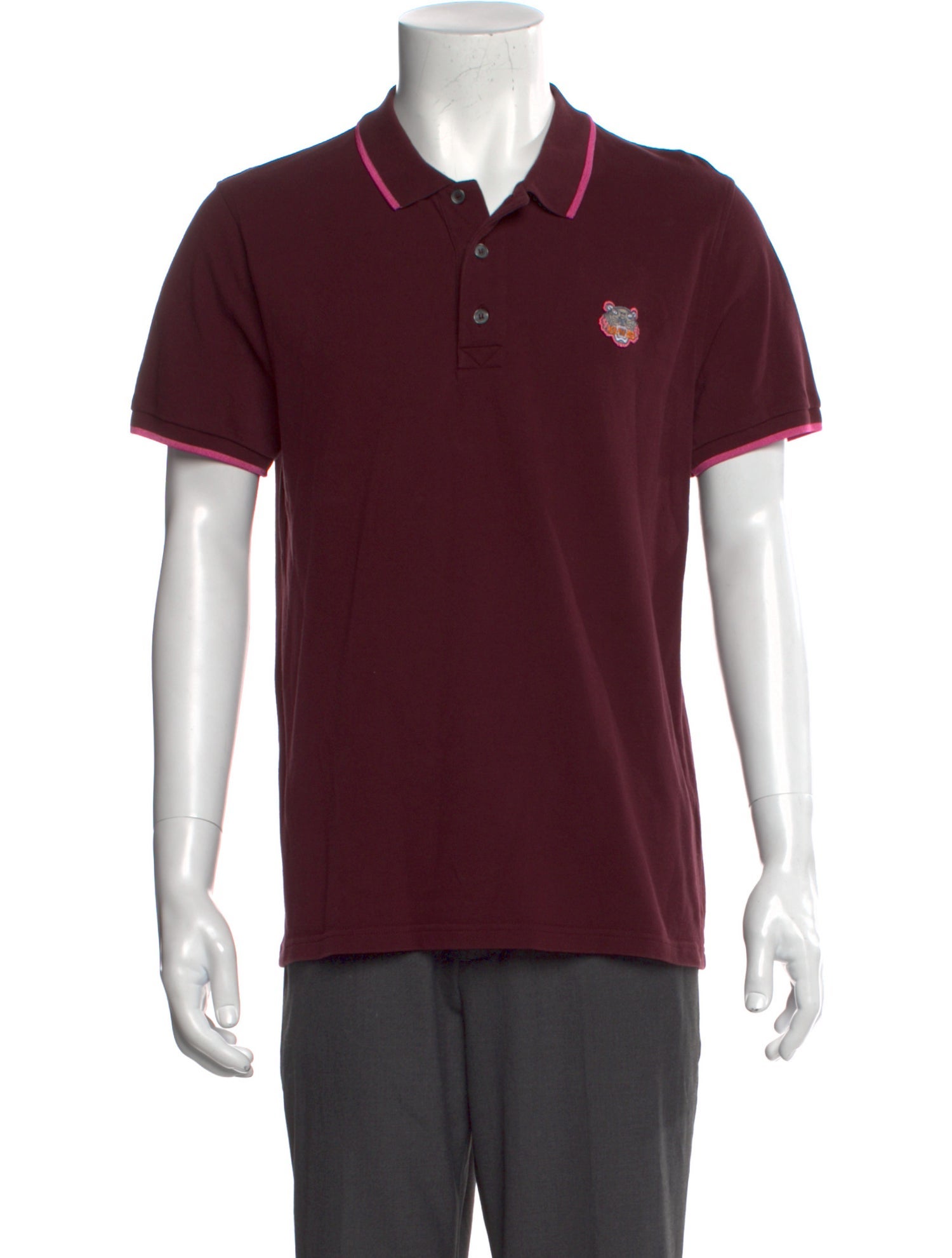 Kenzo Collar Short Sleeve Polo Shirt