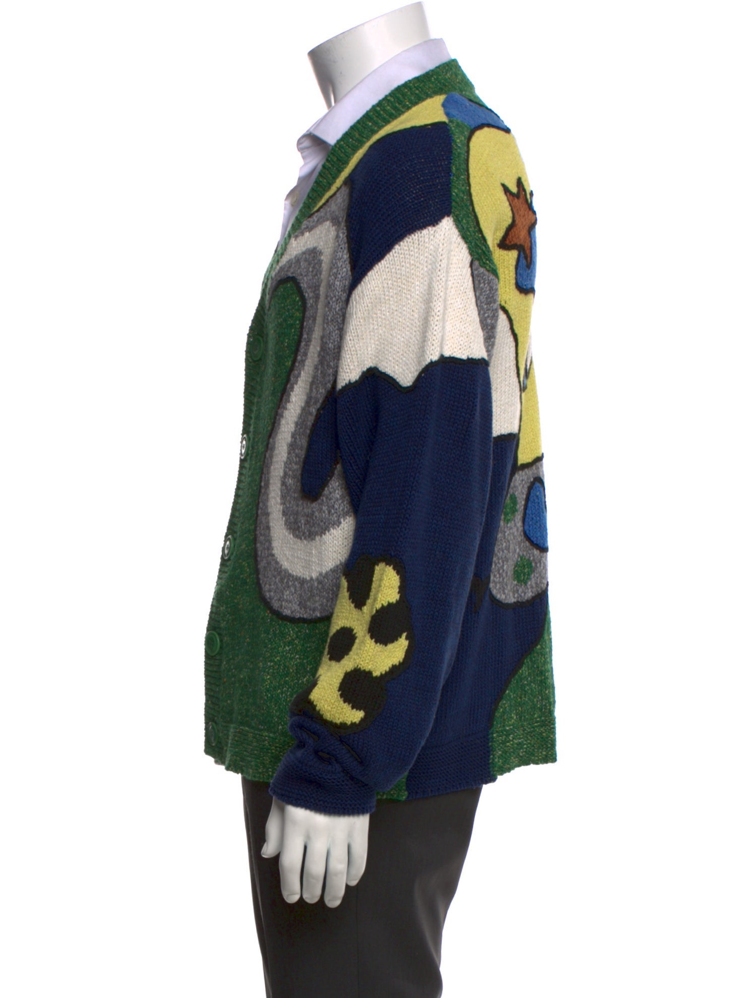 Kenzo Printed V-Neck Cardigan