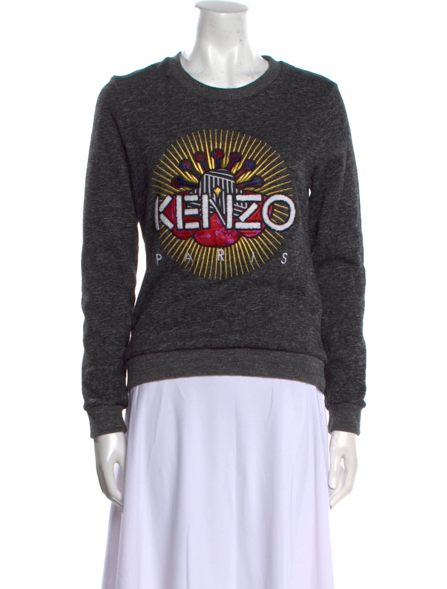 Kenzo Graphic Print Crew Neck Sweatshirt