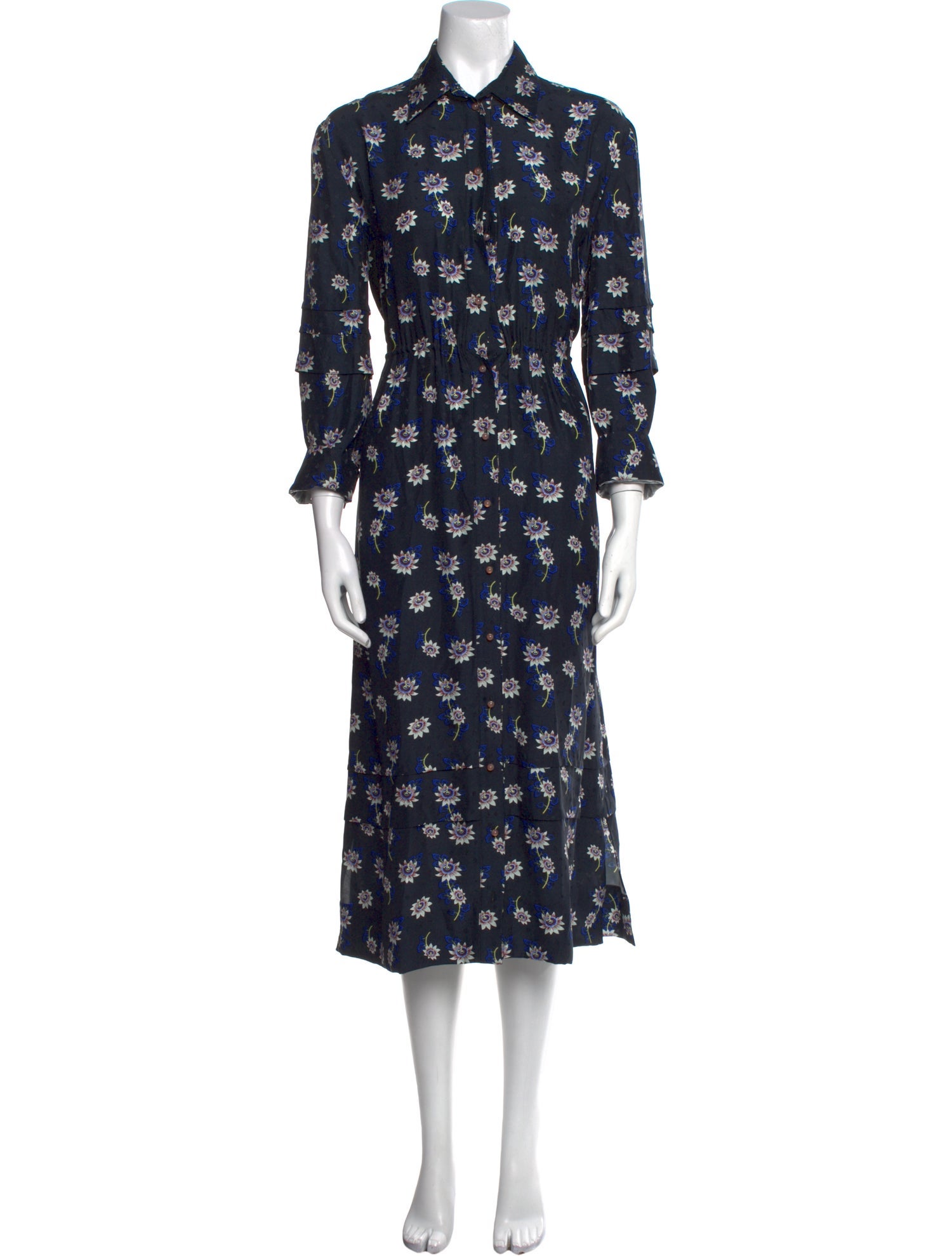 Kenzo Silk Long Dress