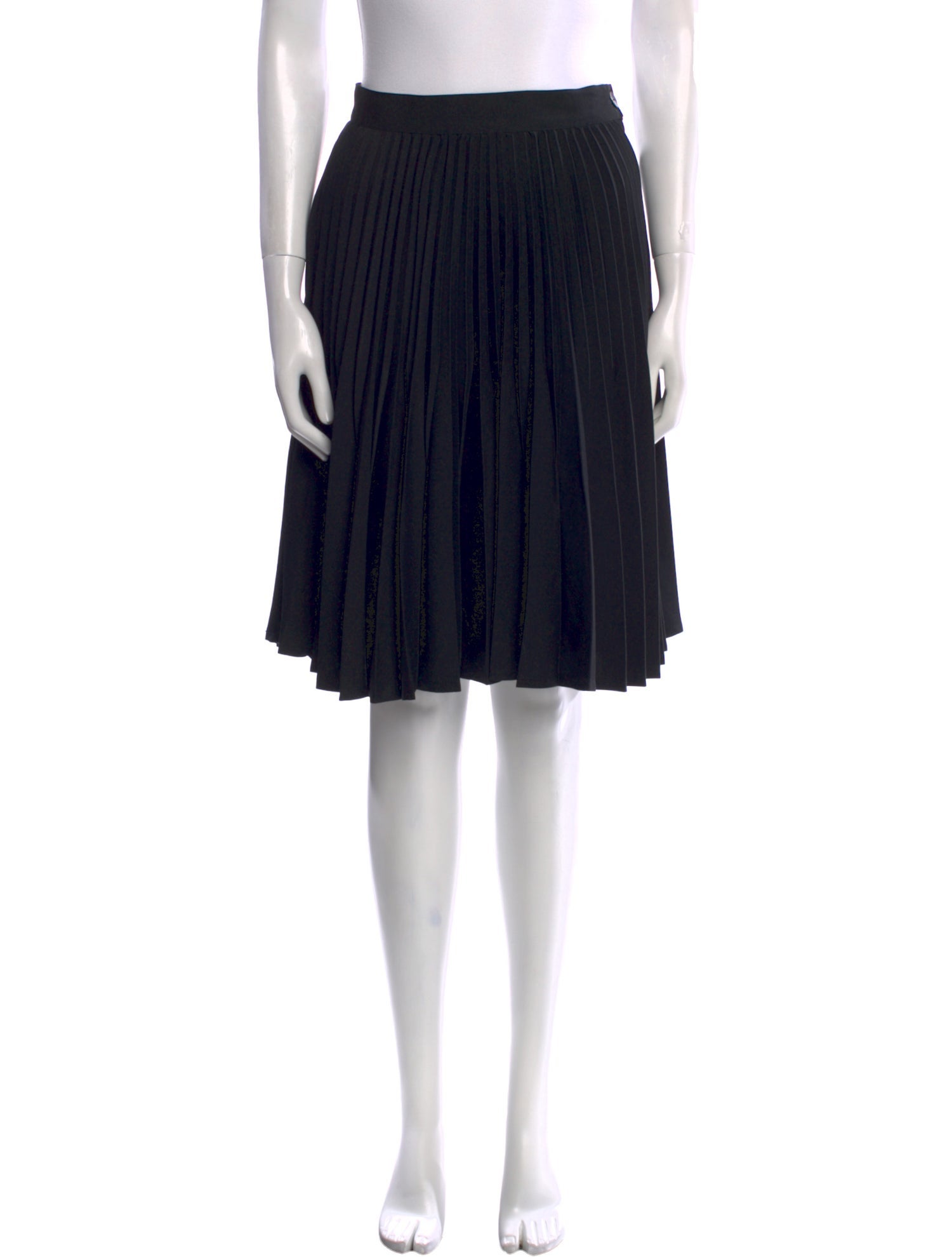 Kenzo Pleated Accents Knee-Length Skirt