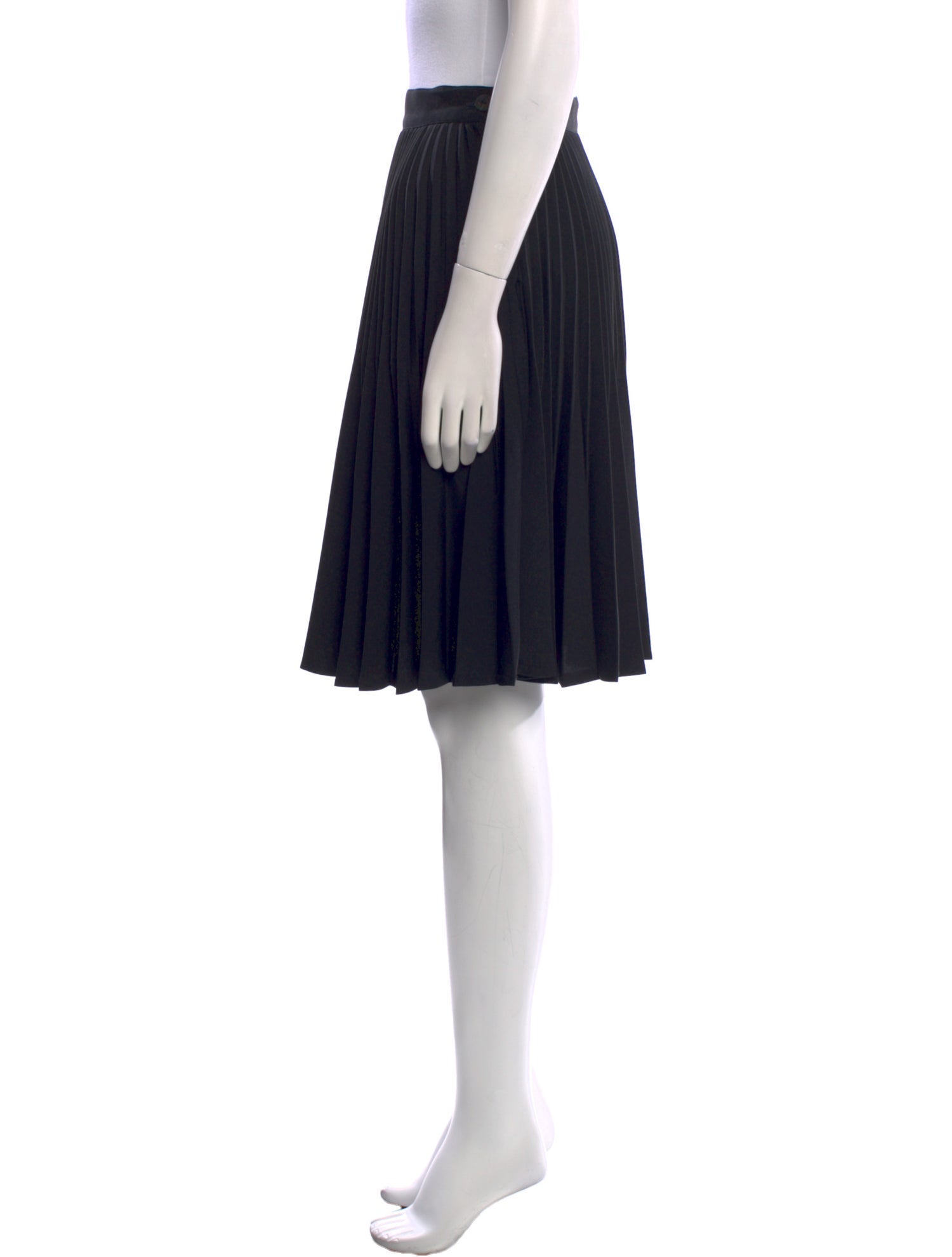 Kenzo Pleated Accents Knee-Length Skirt