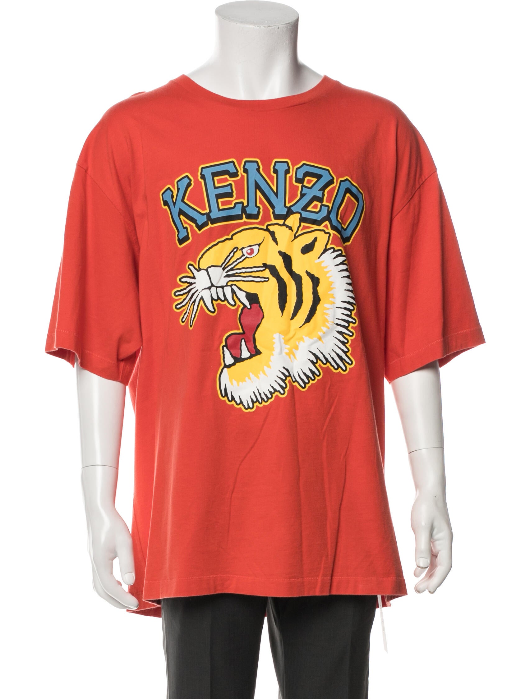 Kenzo Graphic Print Crew Neck T-Shirt