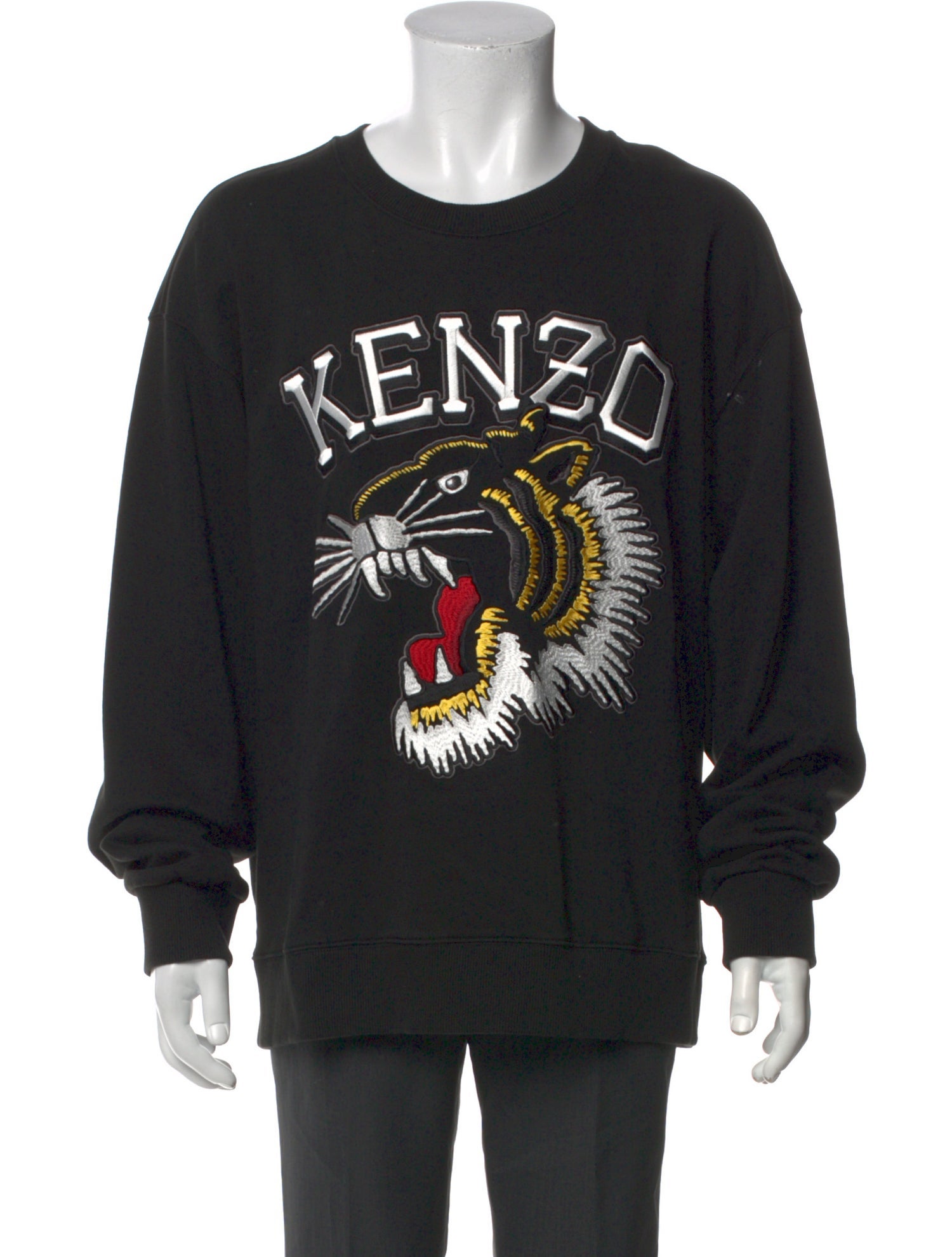 Kenzo Graphic Print Crew Neck Sweatshirt