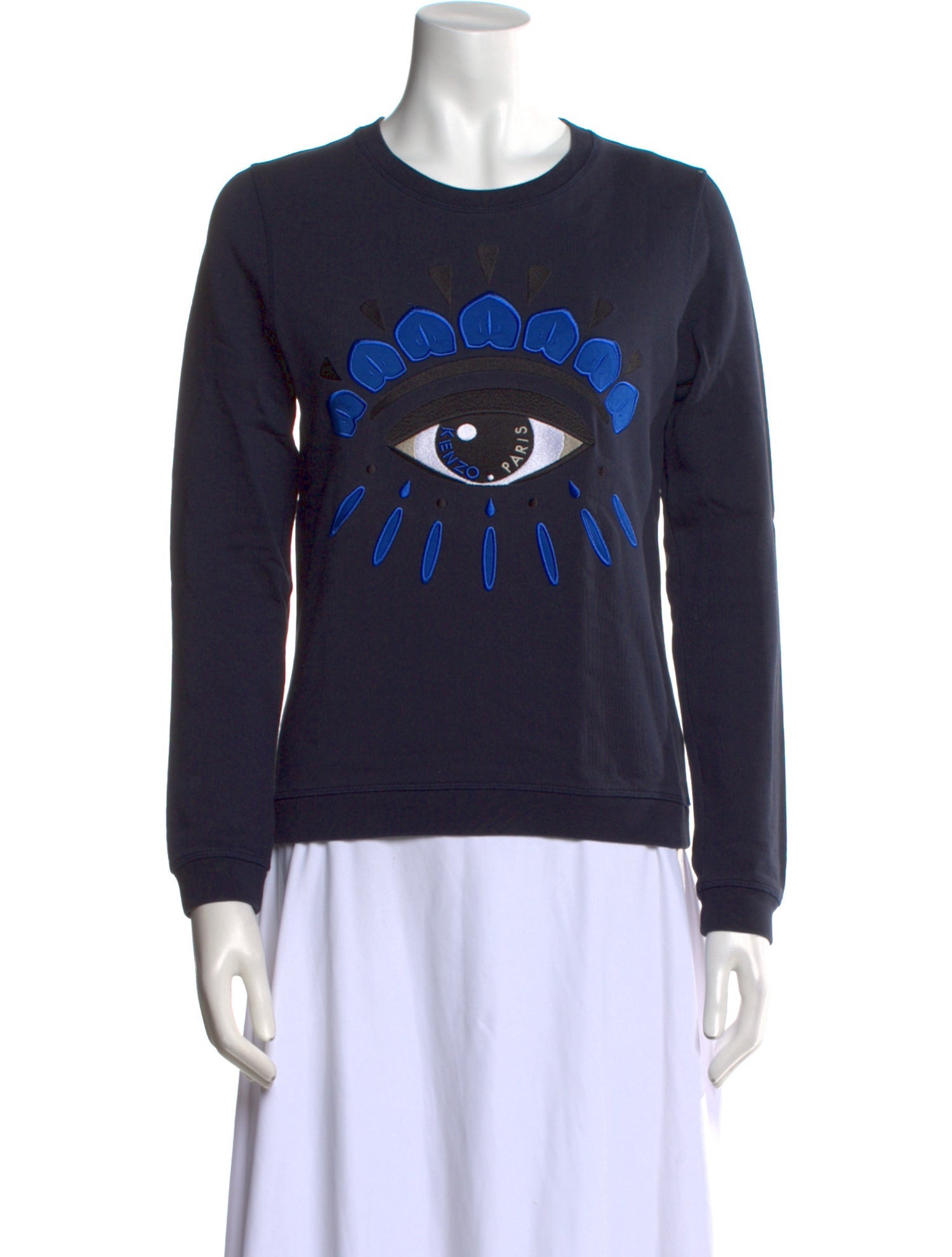 Kenzo Graphic Print Crew Neck Sweatshirt