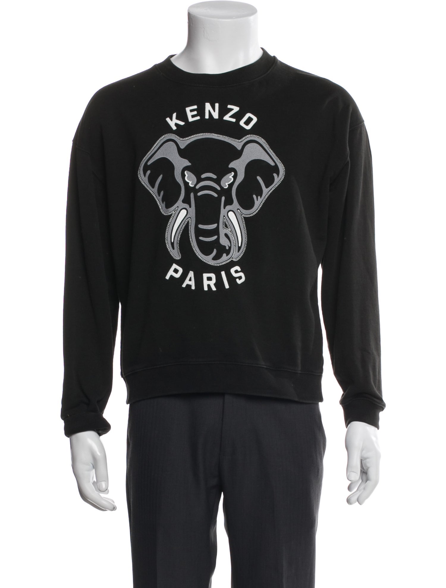 Kenzo Graphic Print Crew Neck Sweatshirt