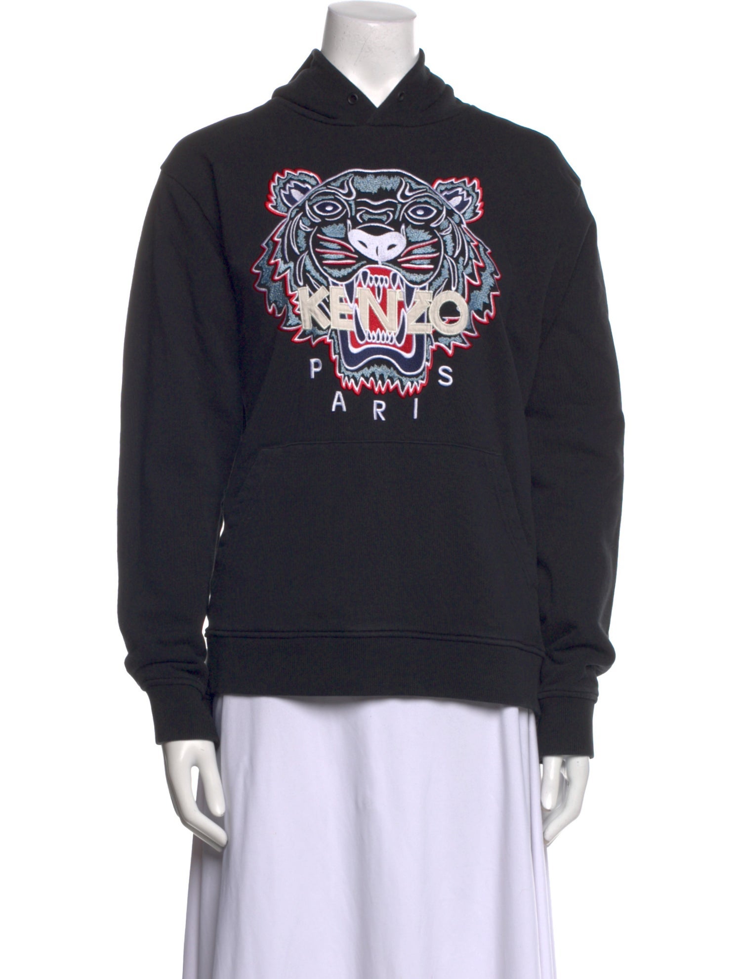 Kenzo Graphic Print Mock Neck Sweatshirt