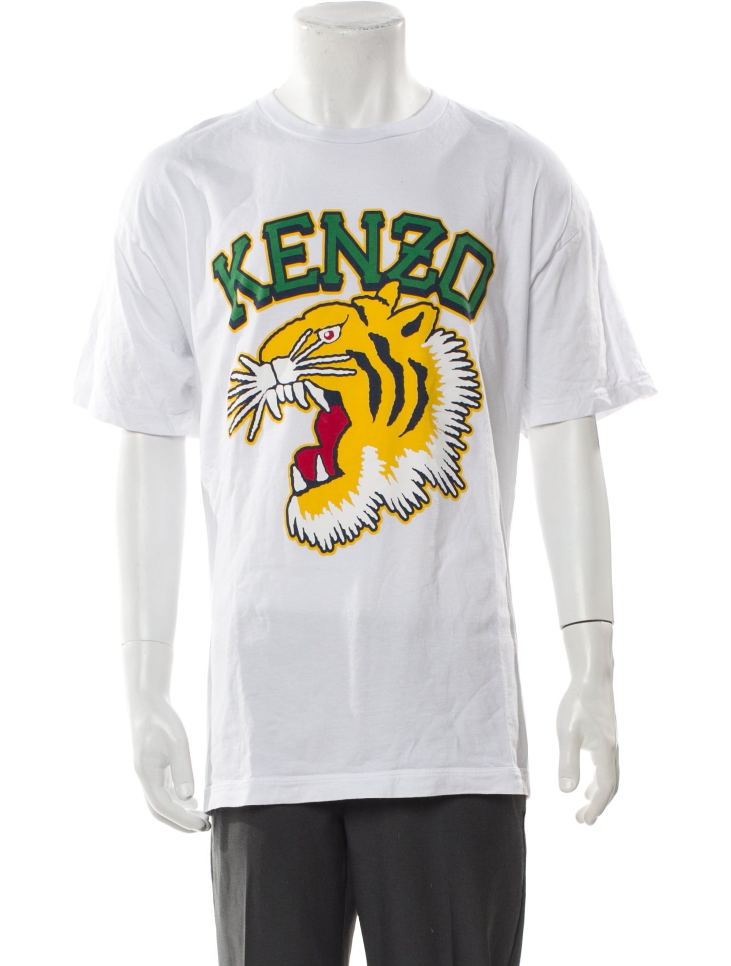 Kenzo Graphic Print Crew Neck T-Shirt
