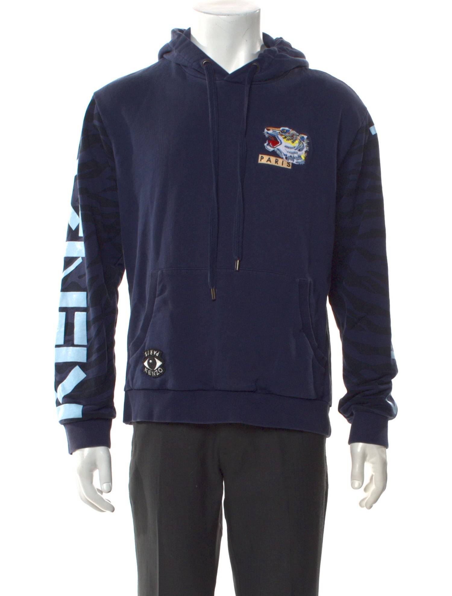 Kenzo Graphic Print Crew Neck Hoodie