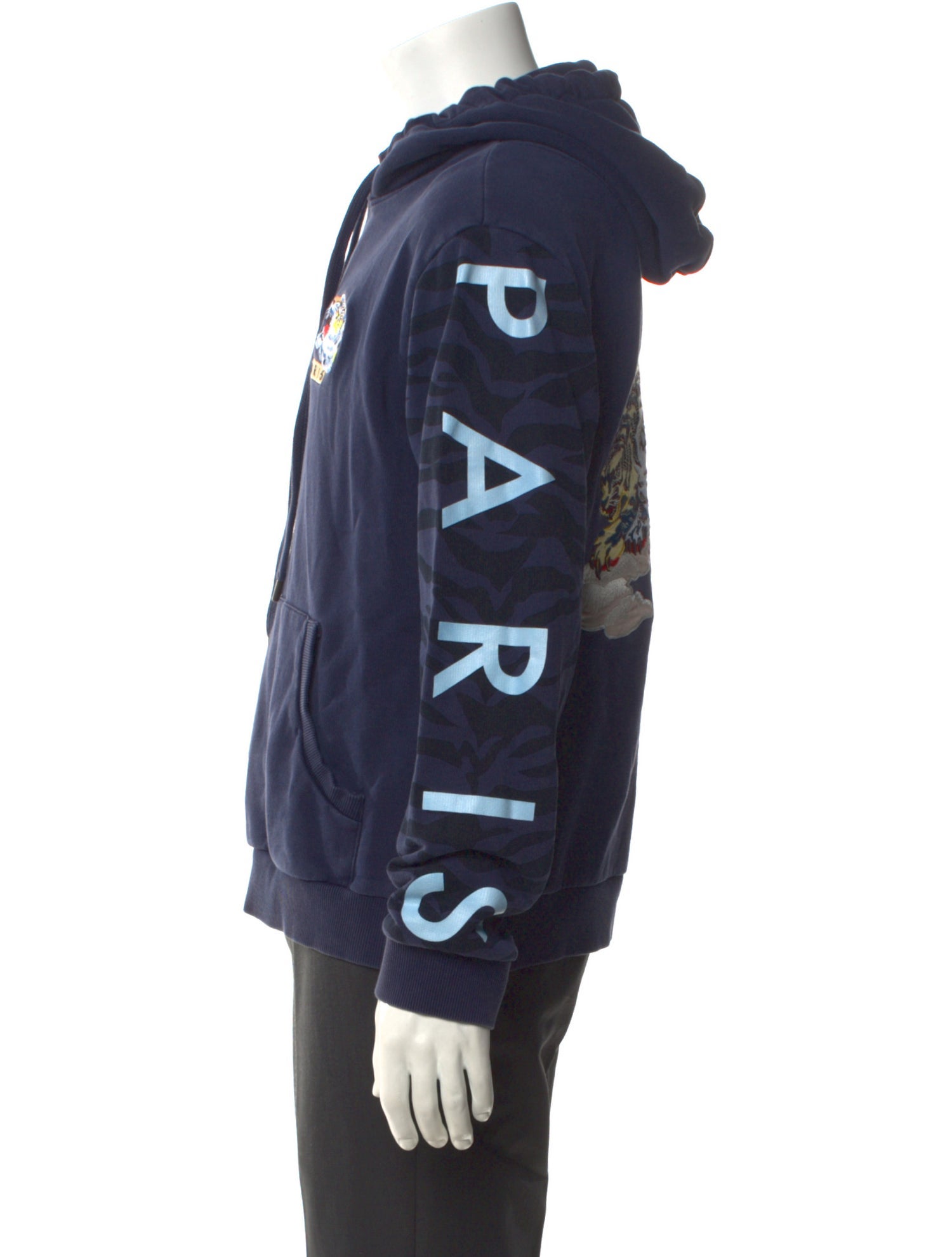 Kenzo Graphic Print Crew Neck Hoodie