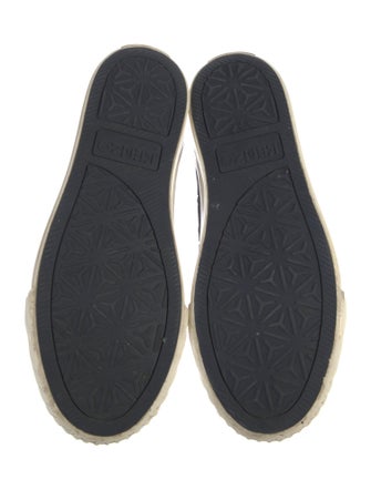 Kenzo Canvas Embroidered Accent Sneakers