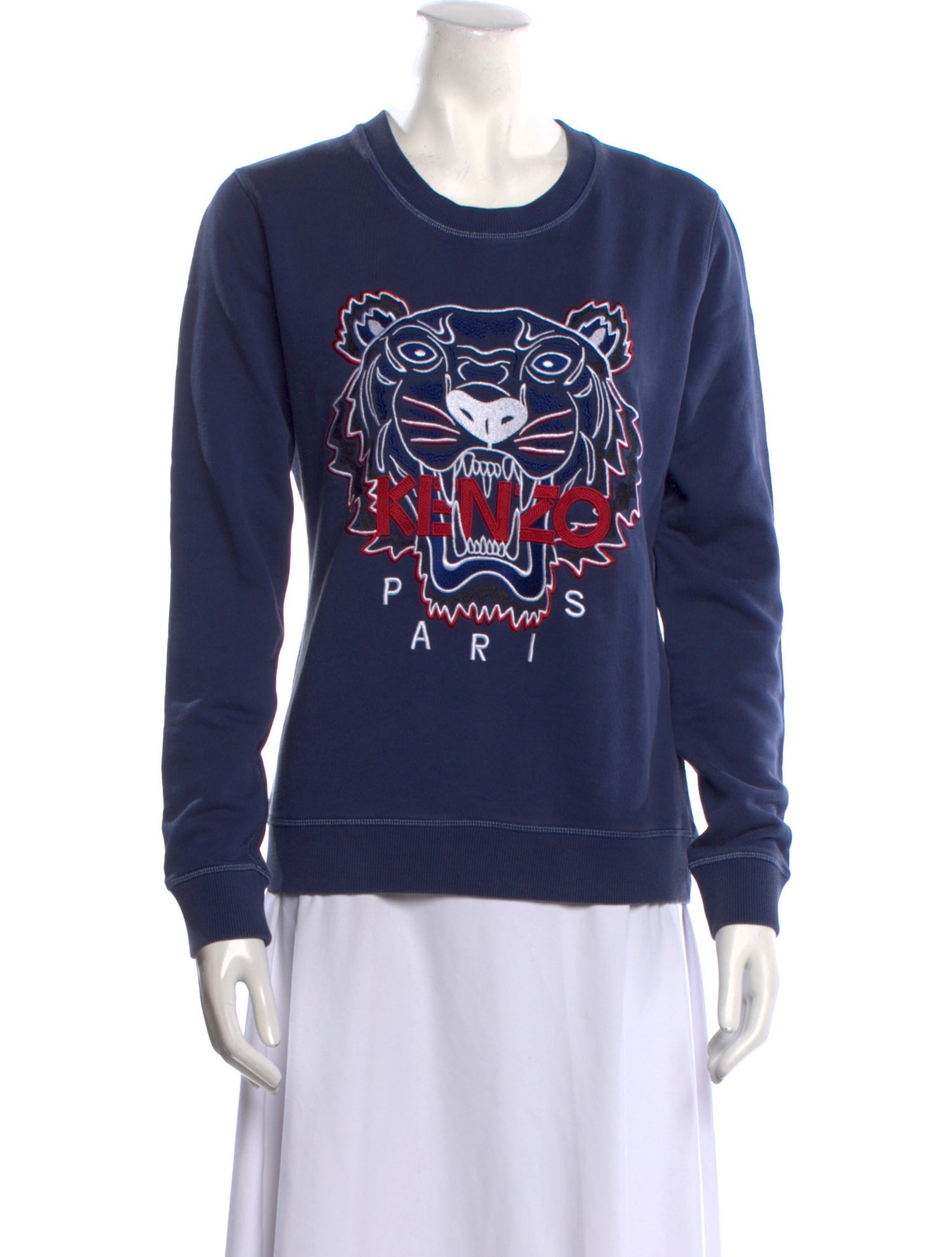 Kenzo Graphic Print Crew Neck Sweatshirt