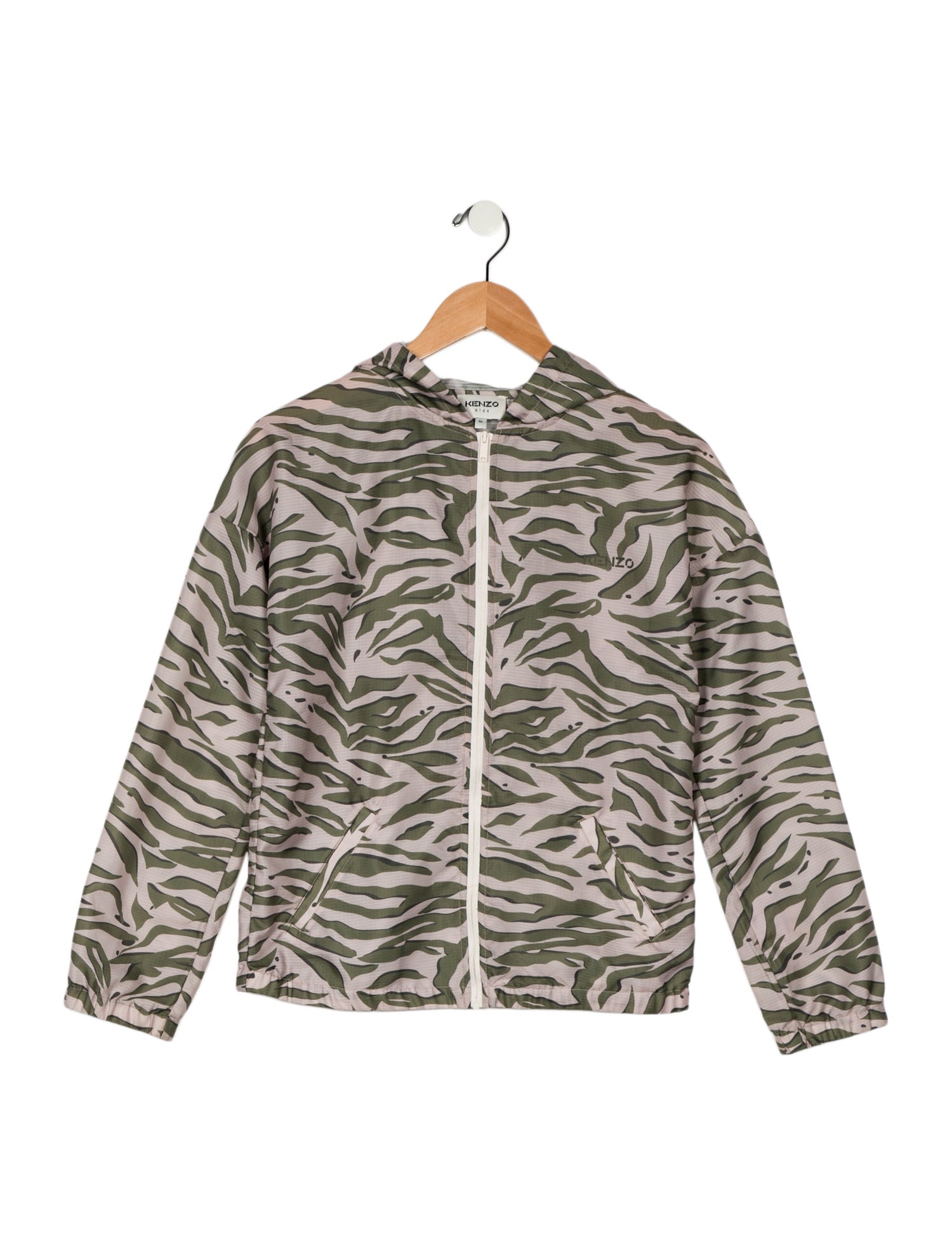 Kenzo Boys Animal Print Zip Up Jacket