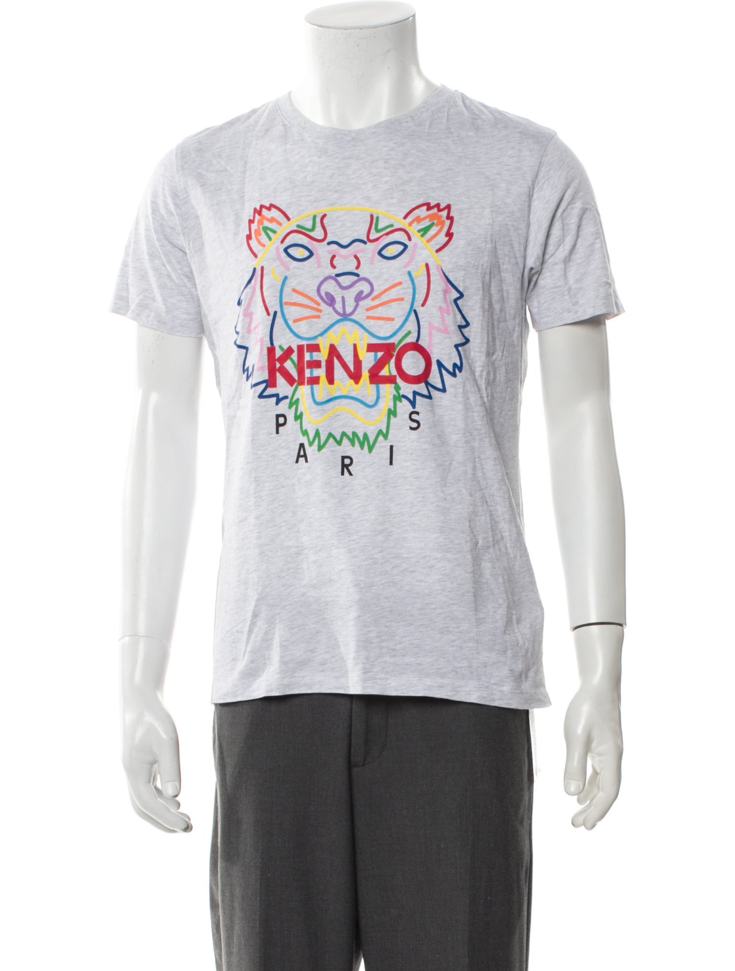Kenzo Graphic Print Crew Neck T-Shirt