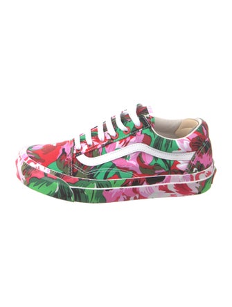 Kenzo Canvas Printed Sneakers