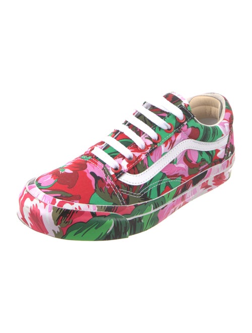 Kenzo Canvas Printed Sneakers