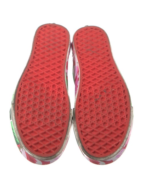 Kenzo Canvas Printed Sneakers