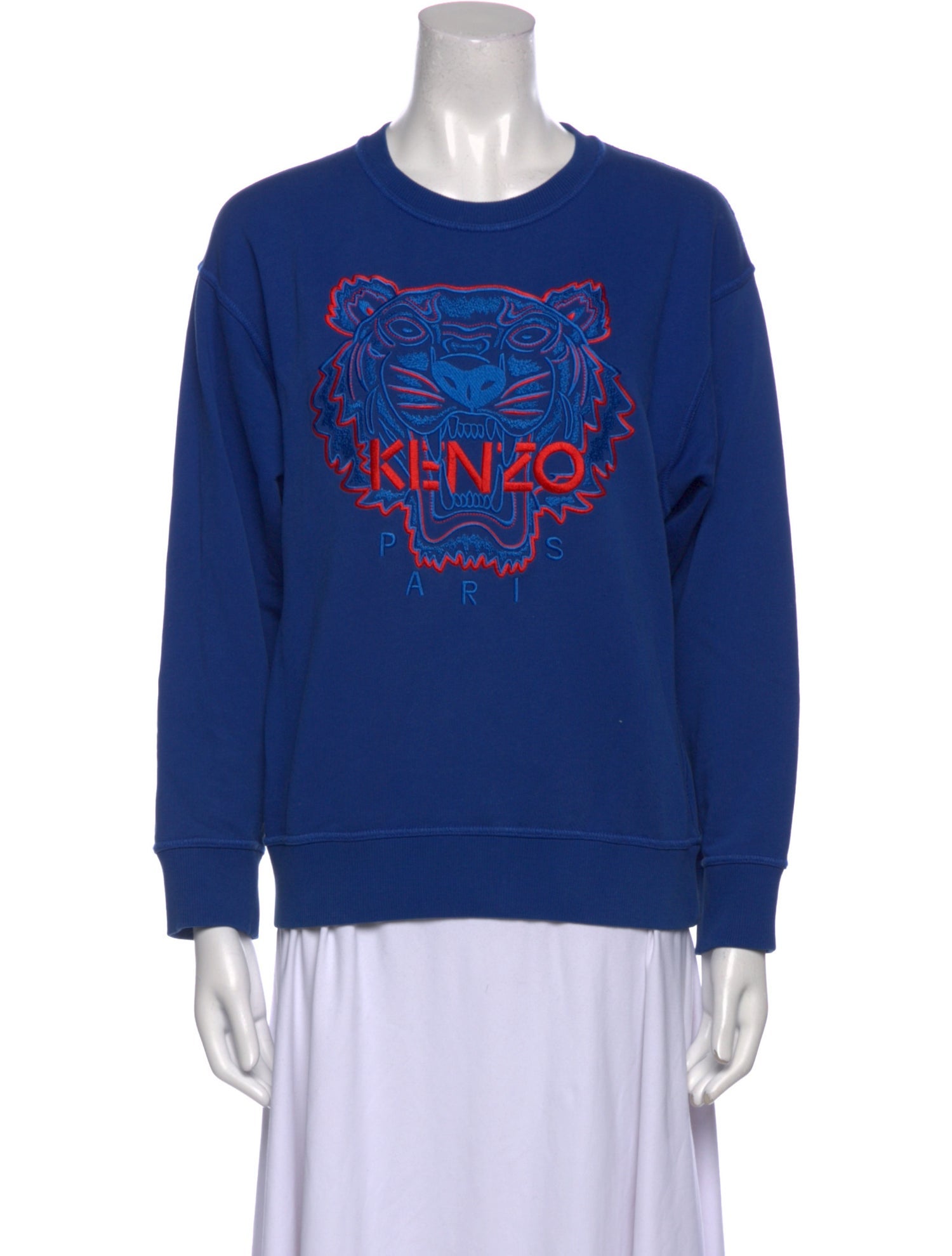 Kenzo Graphic Print Crew Neck Sweatshirt