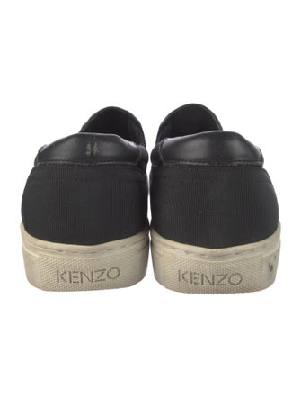 Kenzo Canvas Embroidered Accent Sneakers