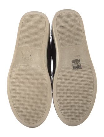 Kenzo Canvas Embroidered Accent Sneakers