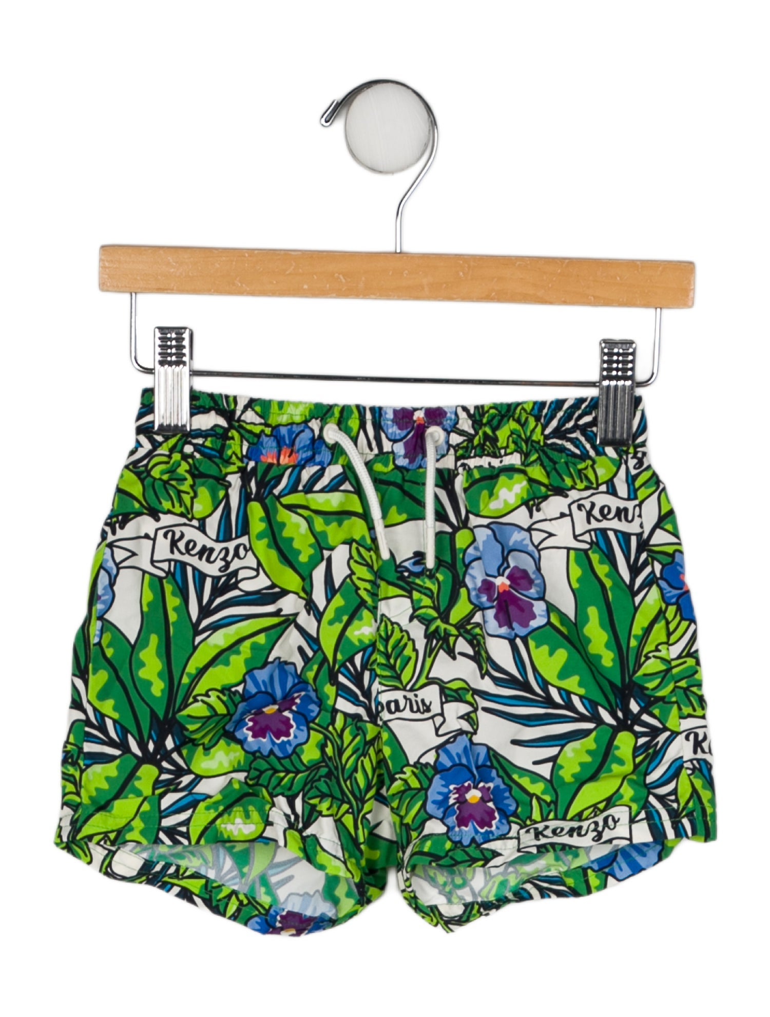 Kenzo Toddler Boys' Pattern Printed Swim Trunks w/Tags
