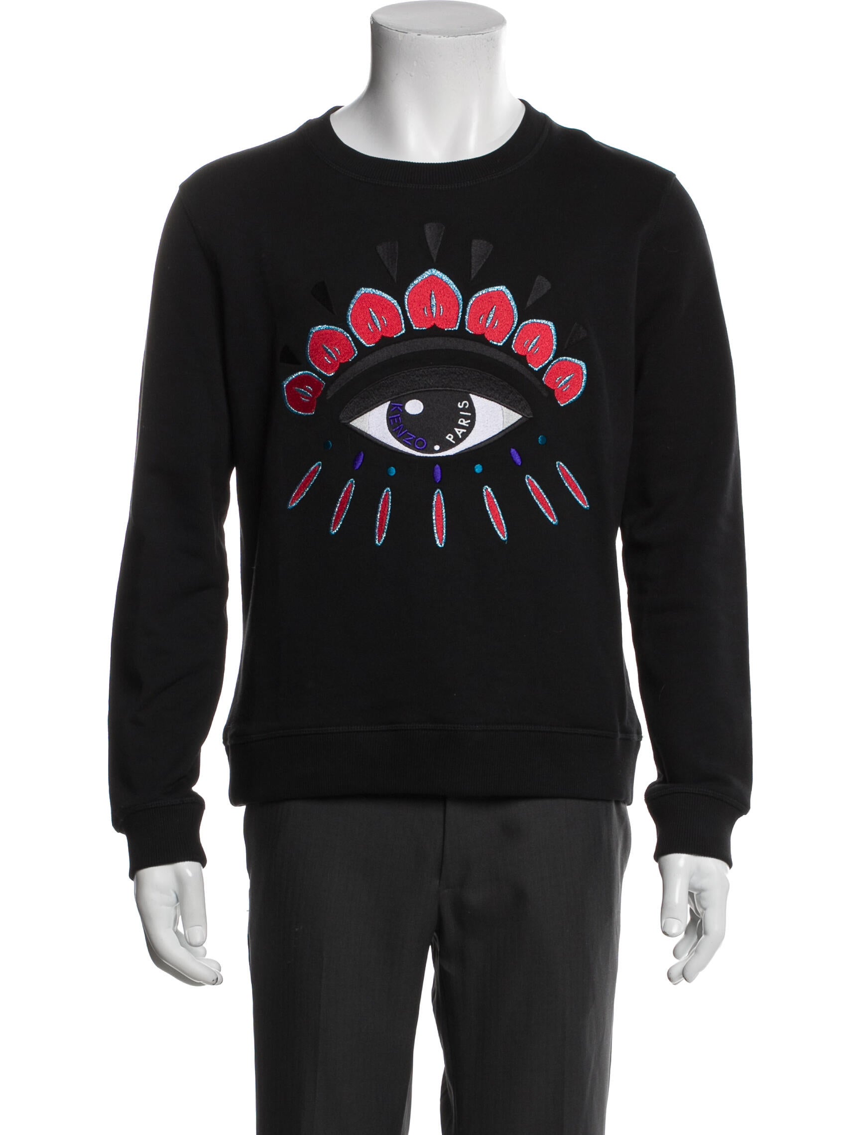 Kenzo Graphic Print Crew Neck Pullover