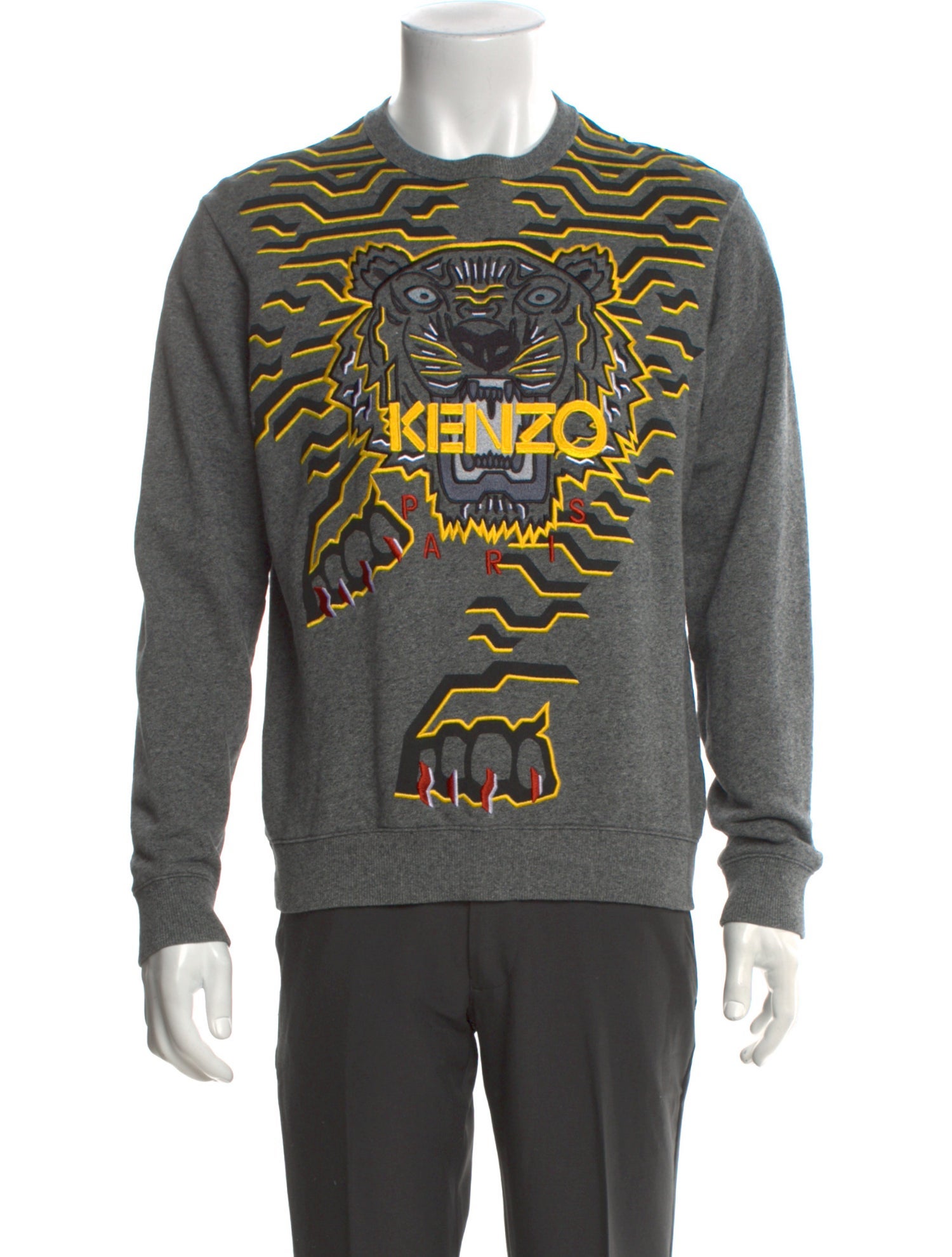 Kenzo Graphic Print Crew Neck Sweatshirt
