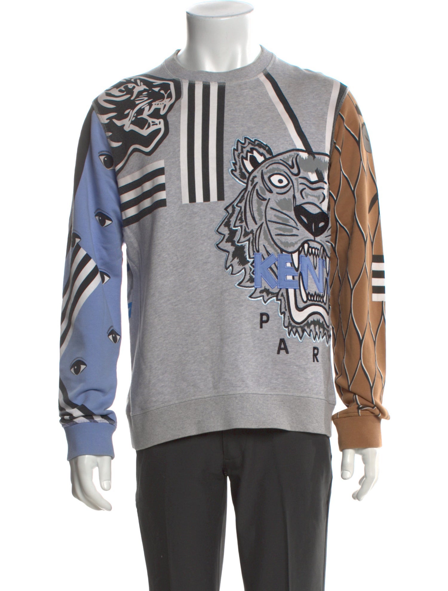 Kenzo Graphic Print Crew Neck Sweatshirt