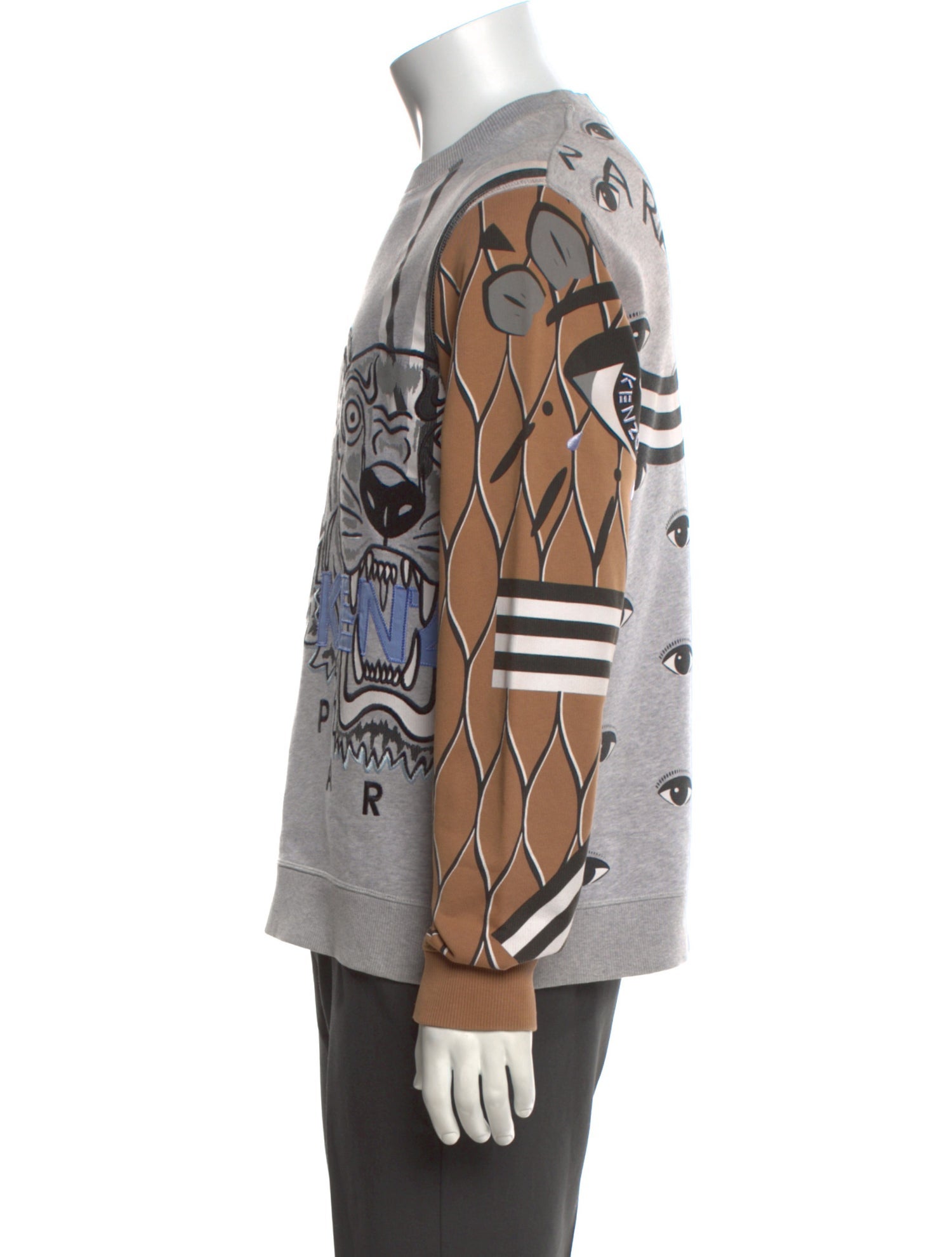 Kenzo Graphic Print Crew Neck Sweatshirt