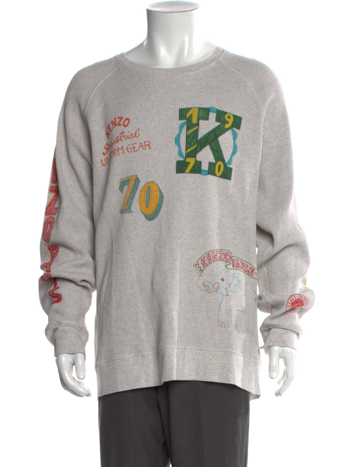 Kenzo Graphic Print Crew Neck T-Shirt