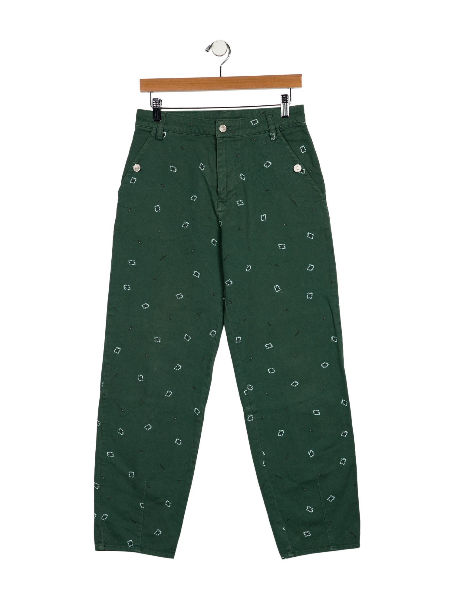 Kenzo Printed Straight Leg Pants