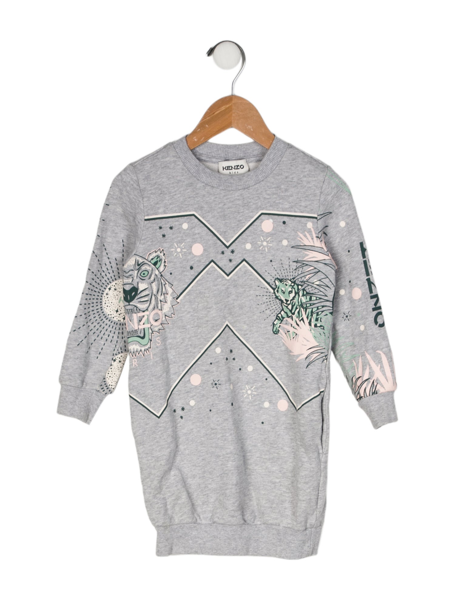 Kenzo Toddler Girls' Embroidery Sweatshirt Dress