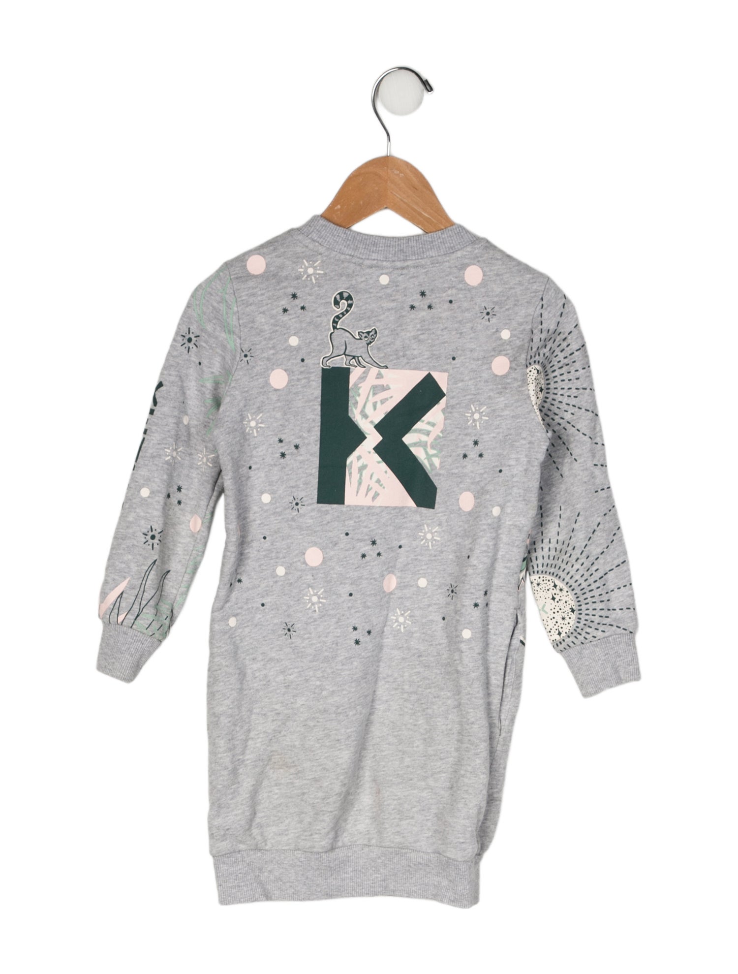 Kenzo Toddler Girls' Embroidery Sweatshirt Dress