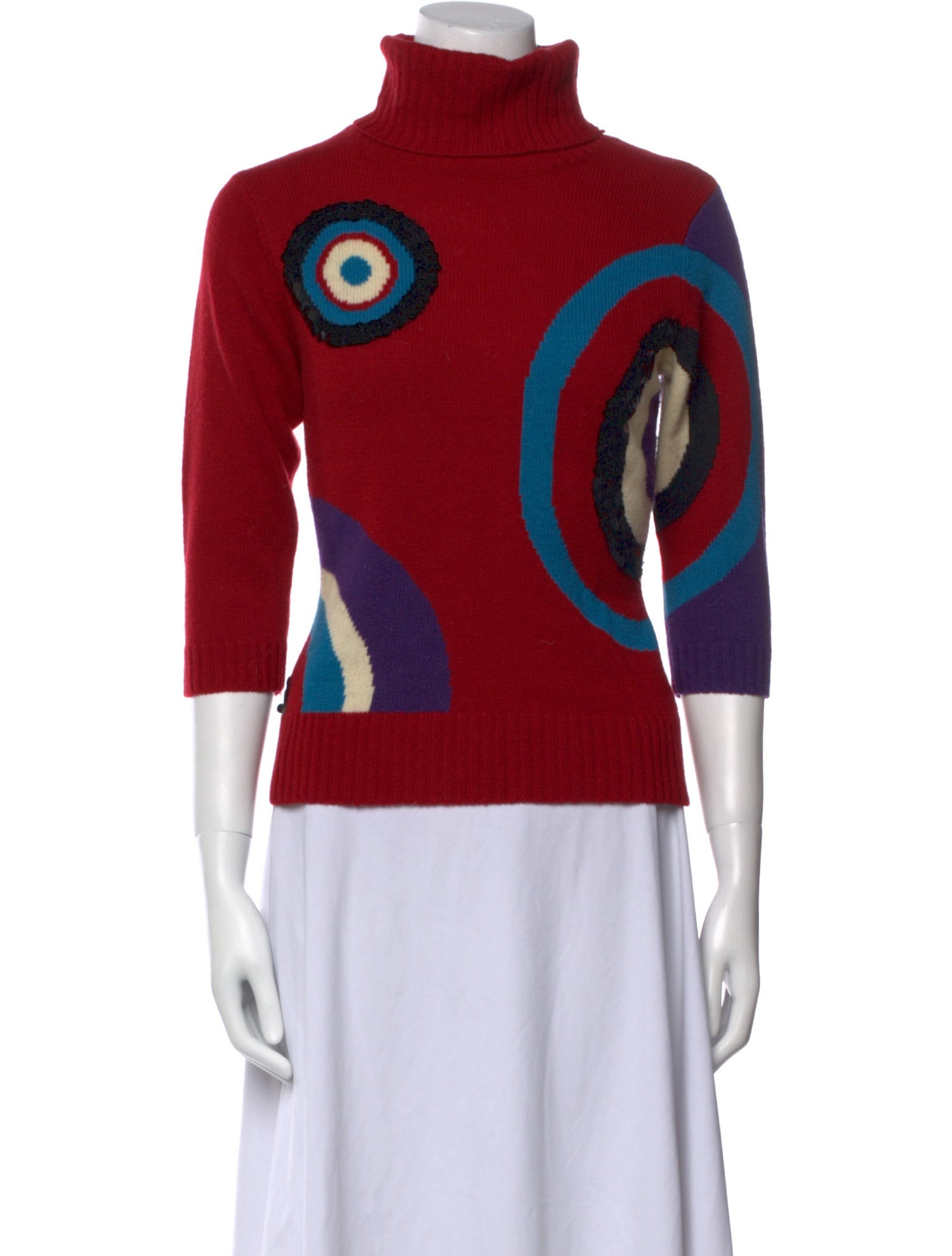 Kenzo Printed Turtleneck Sweater