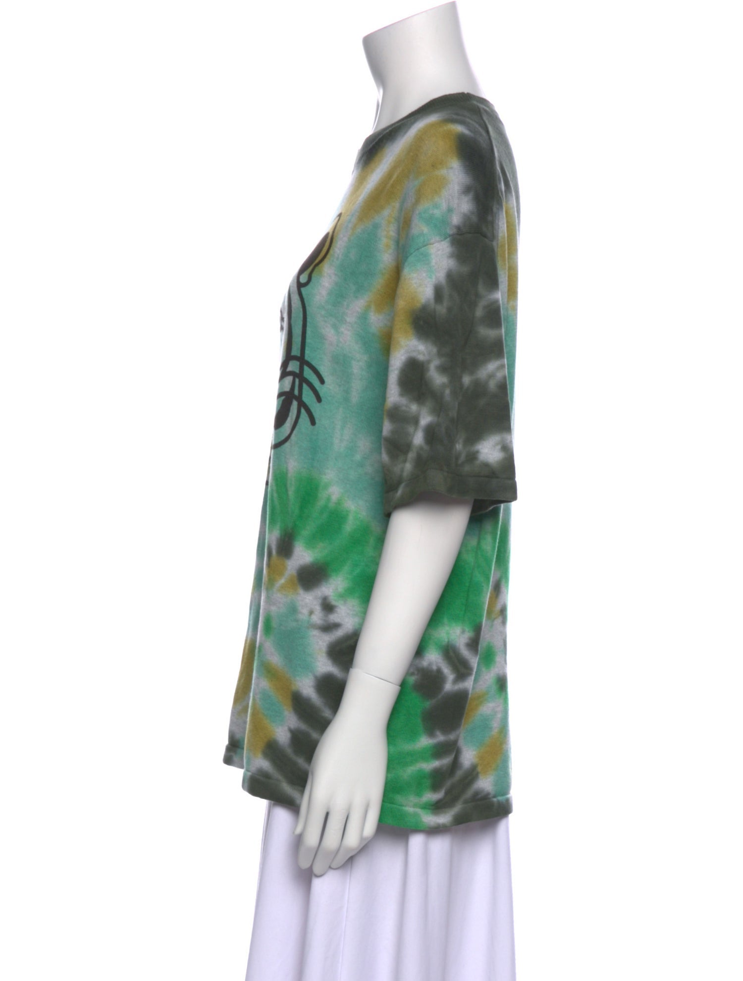 Kenzo Tie-Dye Print Crew Neck T-Shirt