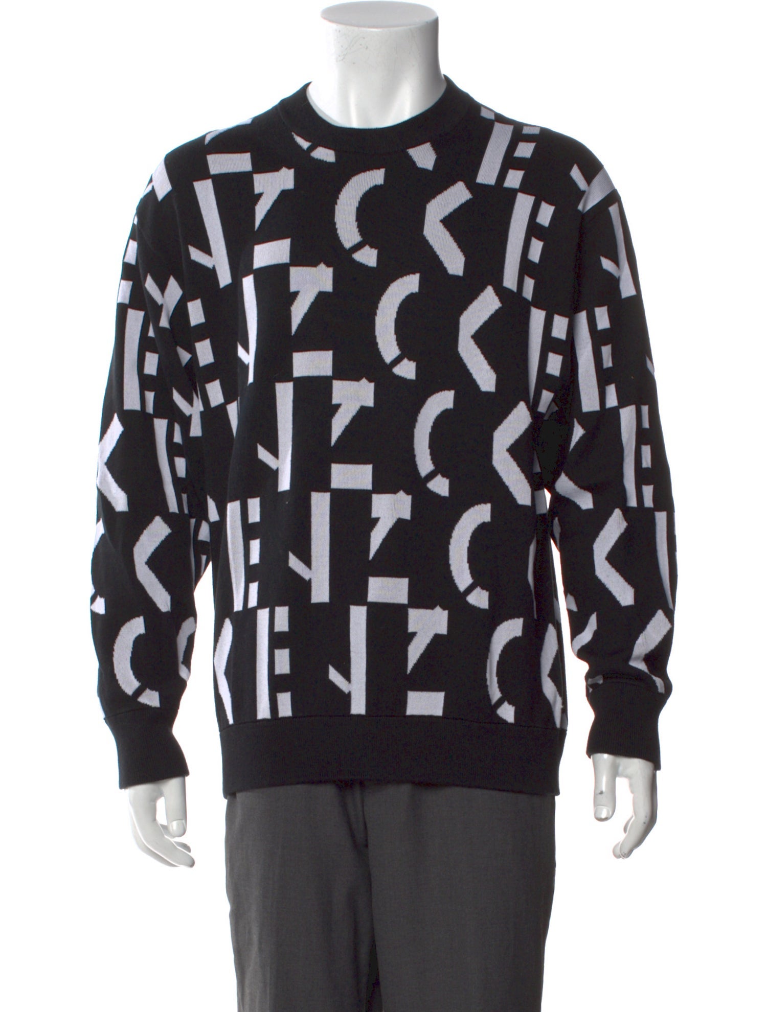 Kenzo Printed Crew Neck Pullover