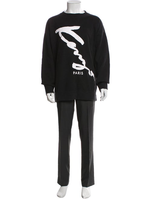 Kenzo Graphic Print Crew Neck Pullover