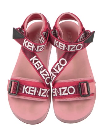 Kenzo Nylon Printed Gladiator Sandals