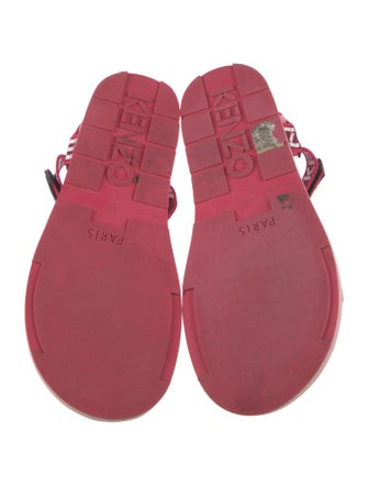 Kenzo Nylon Printed Gladiator Sandals